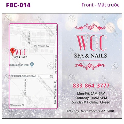 Folded Business Card FBC-14 - Image 3